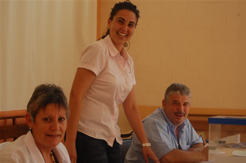 mesa electoral de Albalatillo