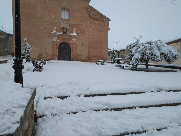 Copiosa nevada, filomena pasa por Abalatillo