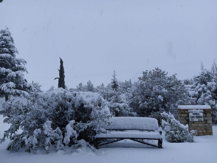 Copiosa nevada, filomena pasa por Abalatillo