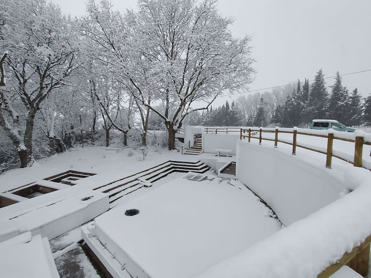 Copiosa nevada, filomena pasa por Abalatillo