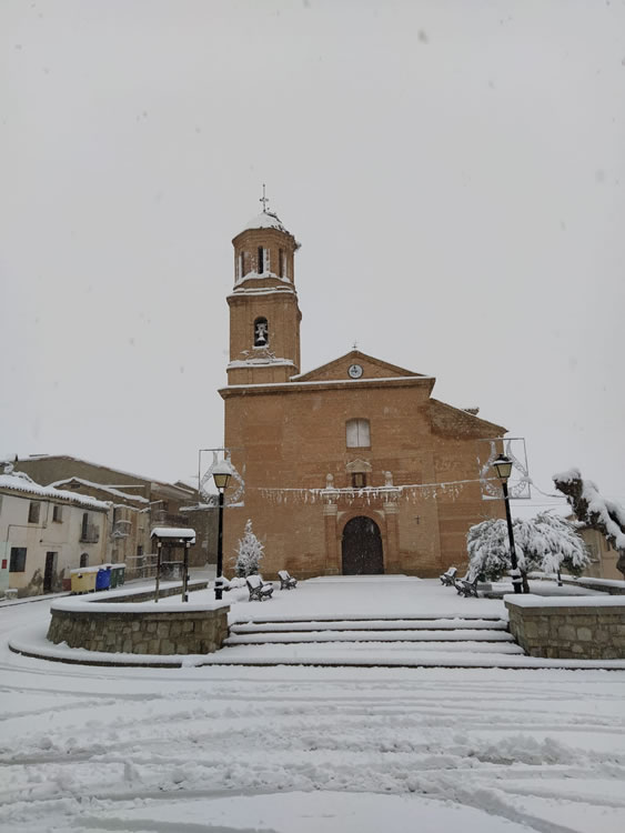 Copiosa nevada, filomena pasa por Abalatillo