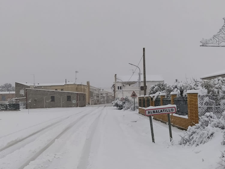 Copiosa nevada, filomena pasa por Abalatillo