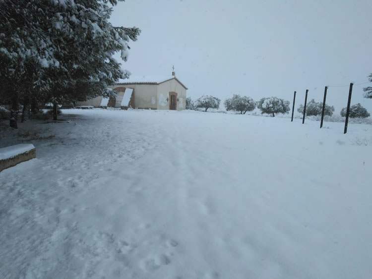 Copiosa nevada, filomena pasa por Abalatillo