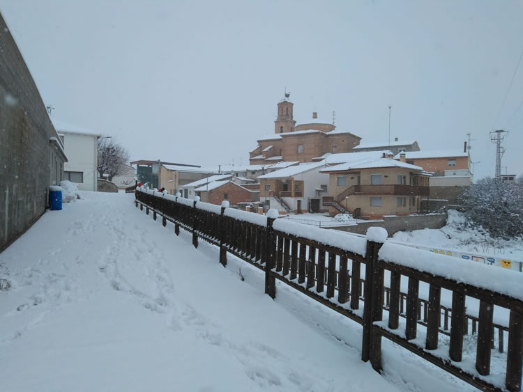 Copiosa nevada, filomena pasa por Abalatillo