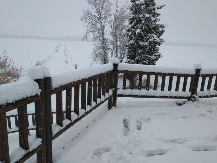 Copiosa nevada, filomena pasa por Abalatillo