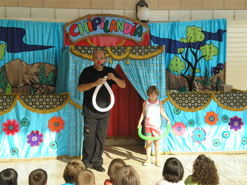 actuación para los niños de chipilandia 