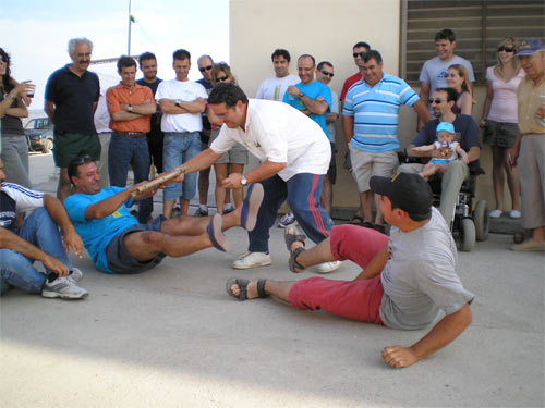 juegos tradicionales aragoneses,tiro de soga,raneta,tiro de barra aragonesa