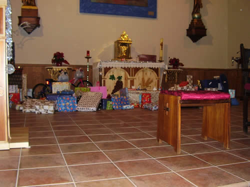 regalos esperando a ser recogidos