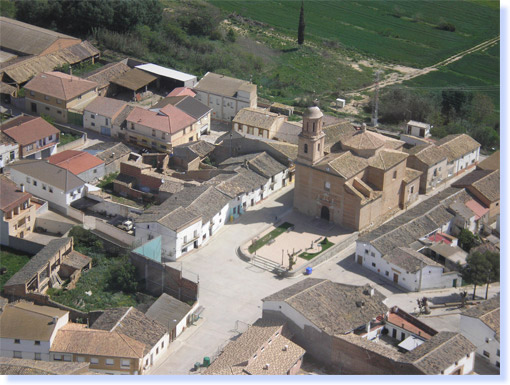 vista aerea de la población de Albalatillo